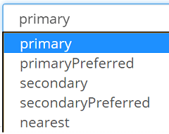 MongoDB Atlas read preference