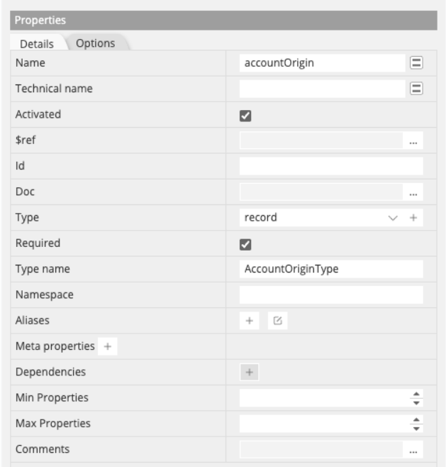 Avro oneOf with null and record type name