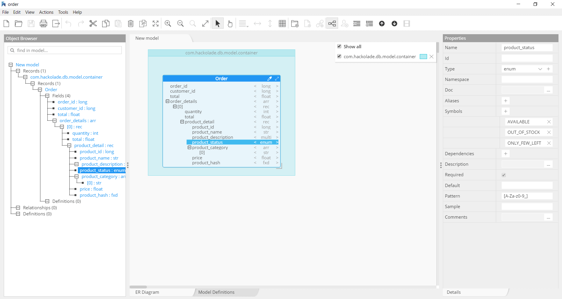 confluent Schema Registry workspace