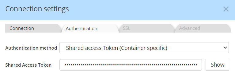 Cloud Storage - Azure Blob SAS Token auth