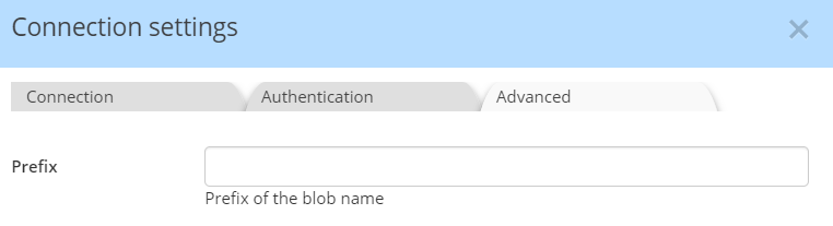 Cloud Storage - Azure prefix blob name avro schema