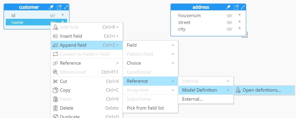 Confluent Schema Rgistry - add reference