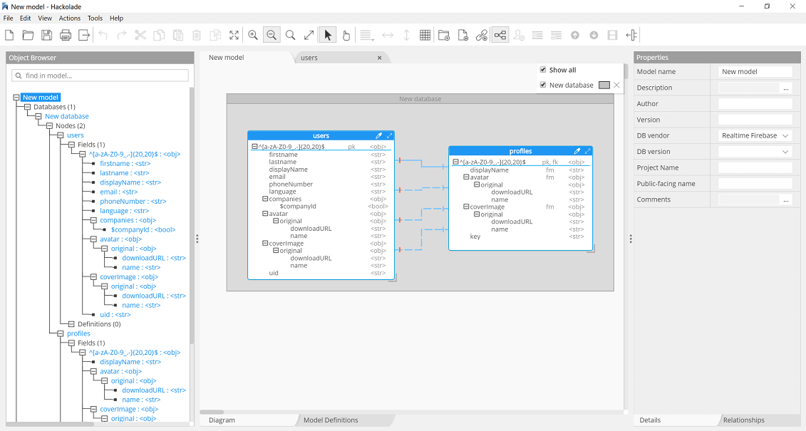 Firebase workspace