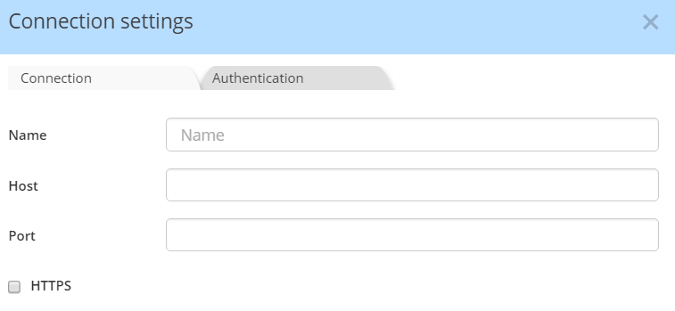 HBase connection settings