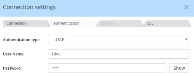 Hive - HDInsight - LDAP auth