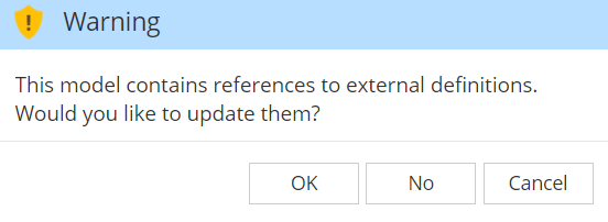 How-to definitions external update refs