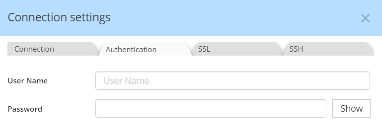 JanusGraph connection settings auth