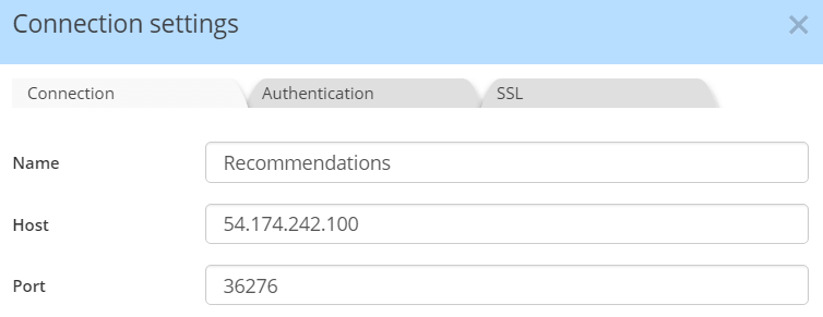 Neo4j - Connection settings Recommendation ex