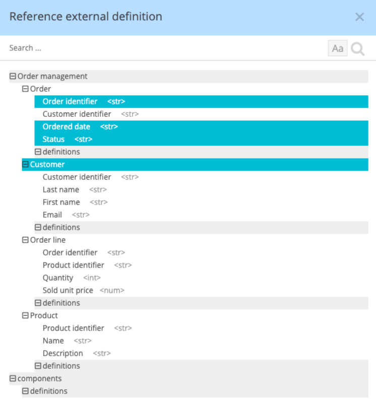 Normalized Polyglot external ref select attri