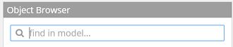 Object Browser search
