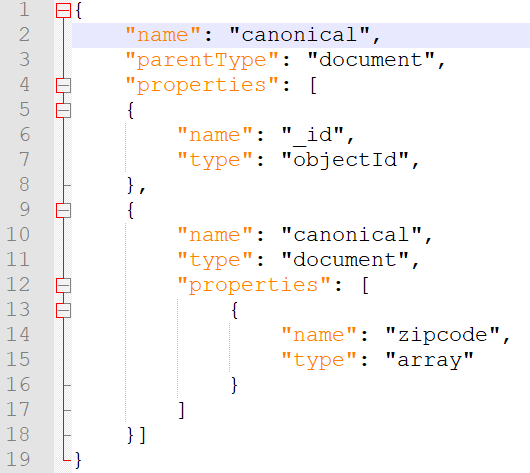 Snippet canonical JSON