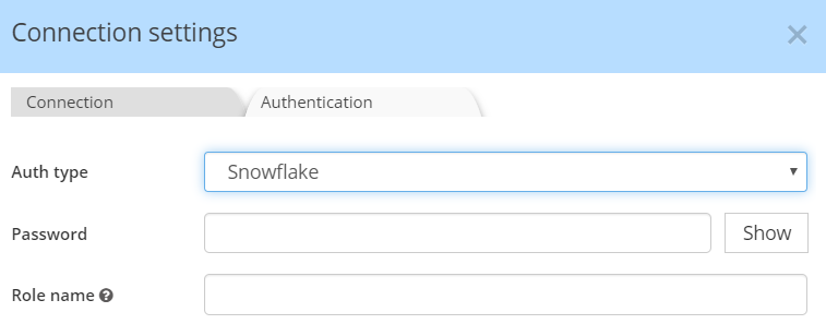 Snowflake Authentication