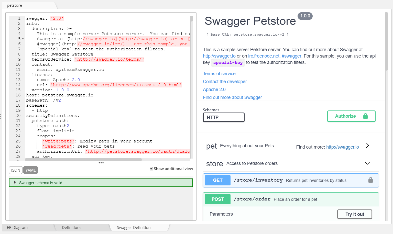 Swagger - Forward-Engineering