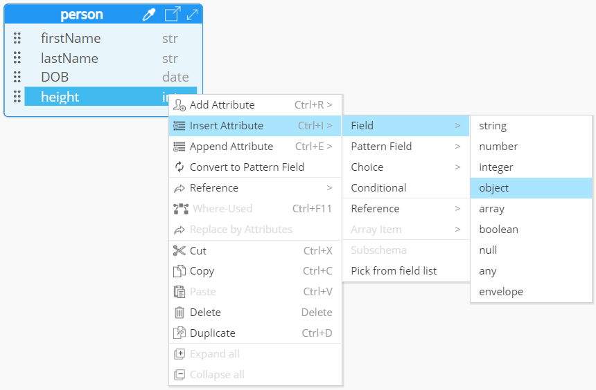 Tutorial - add an object in ERD