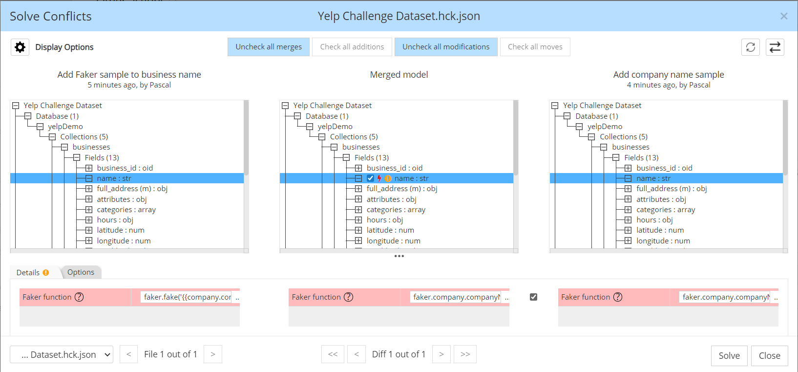 Workgroup merge branch solve conflict