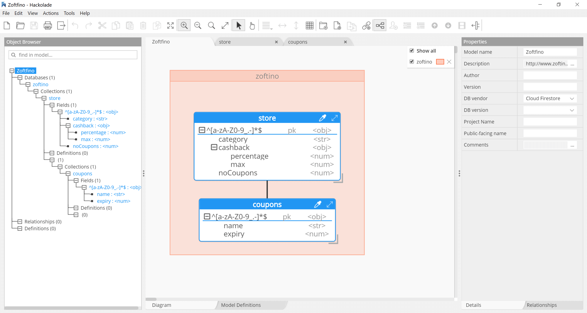 google cloud firestore data modeling workspace