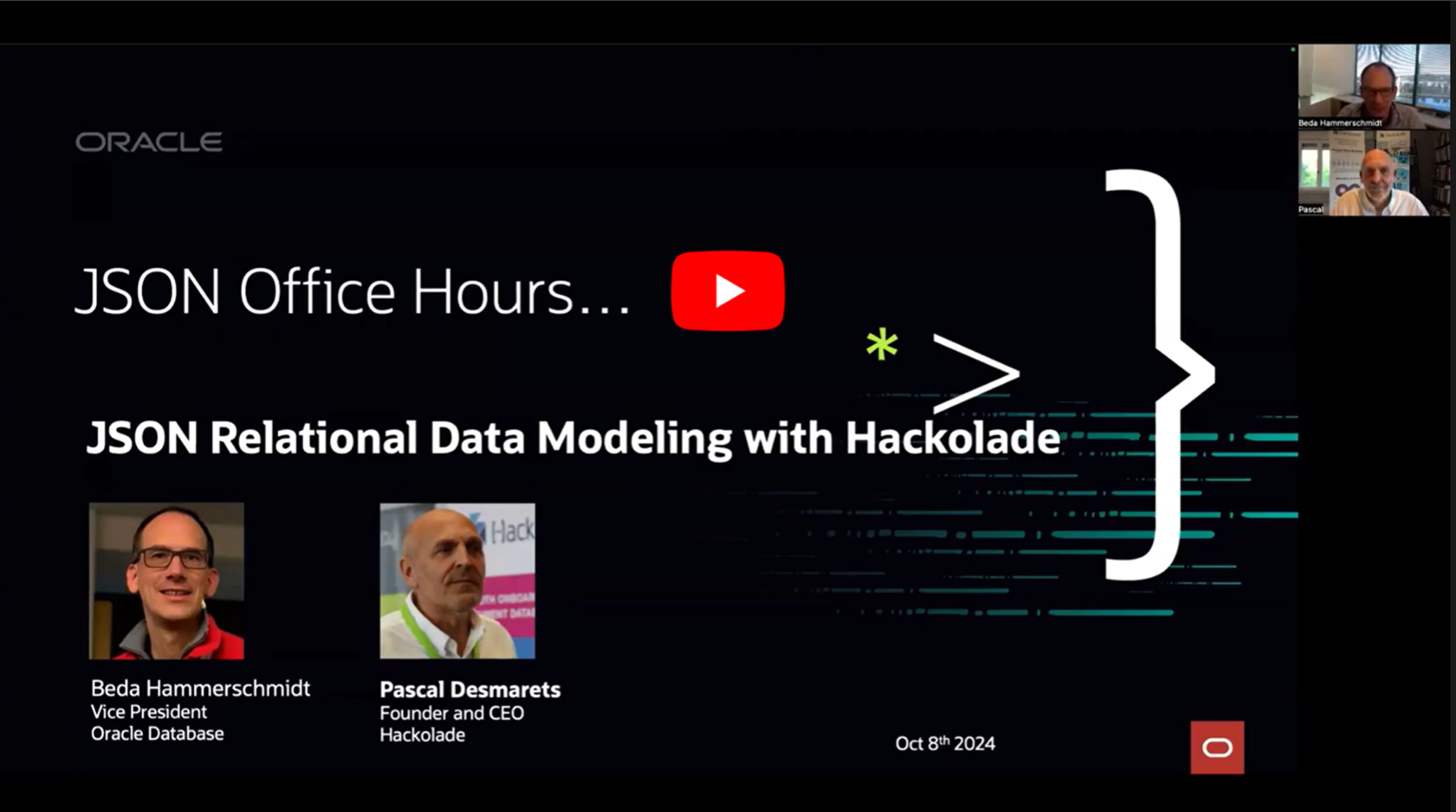 JSON Relational Duality: Data Modeling with Hackolade